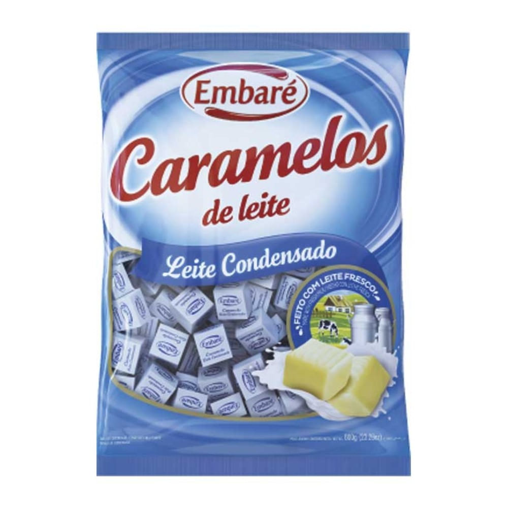 BALA EMBARE CARAMELO LEITE CONDENSAD 660GR